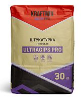 Штукатурка гипсовая белая Ultragips PRO, 30 кг, Крафтмикс – ТСК Дипломат